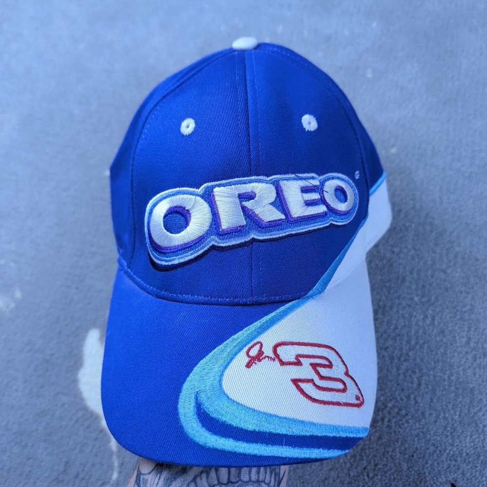 Chase Authentics Oreo Dale Earnhardt Jr OSFM Mens Blue NASCAR Racing Hat Cap #3 — photo 2